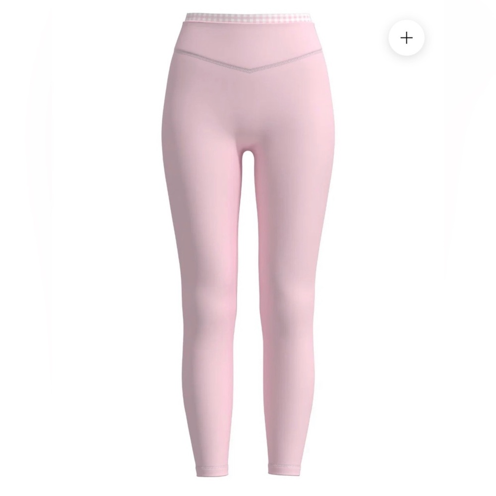Liaison the Label Layered Sculpt Pant - Soft Pink & Gingham Size Small